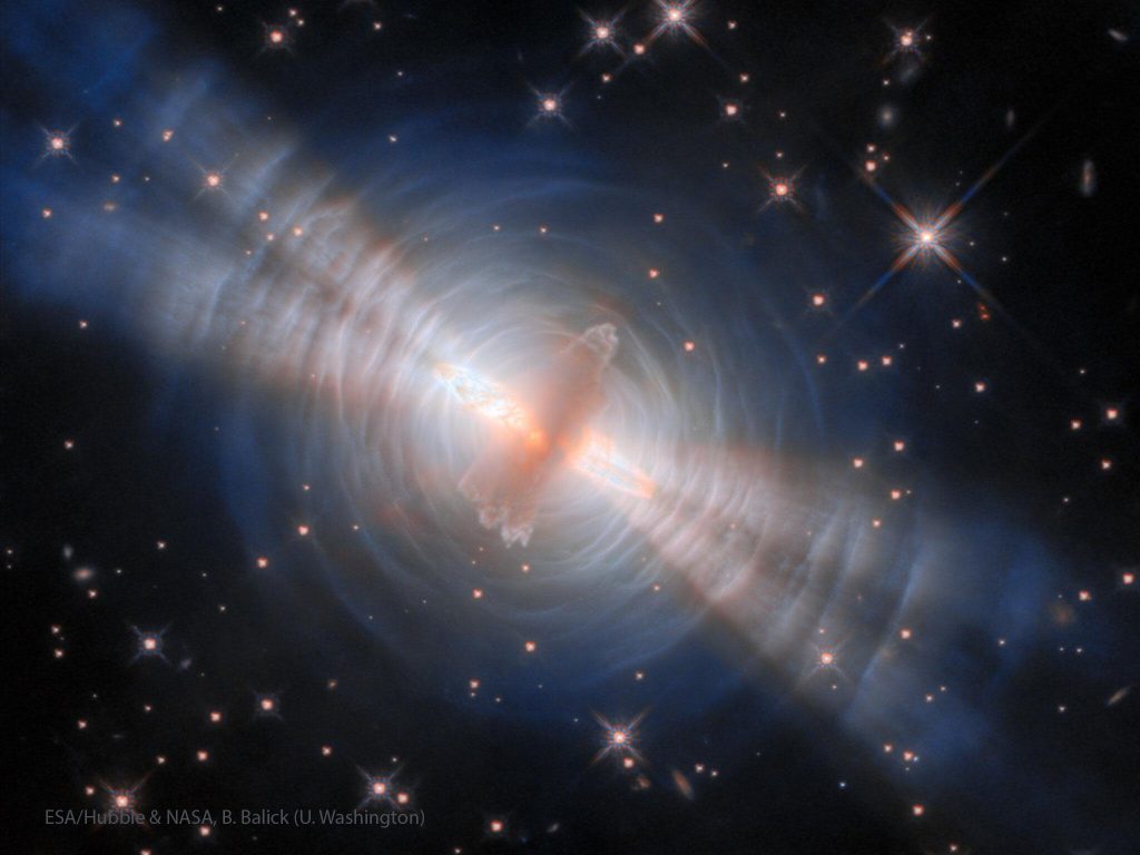 La nébuleuse de l’Œuf vue par le télescope Hubble