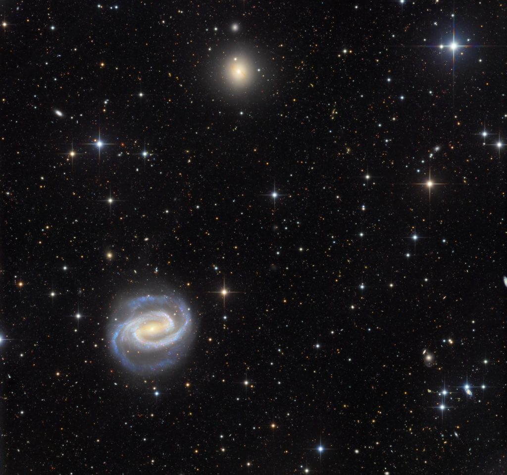Galaxies de la Voie lactée : NGC 1300 et NGC 1297