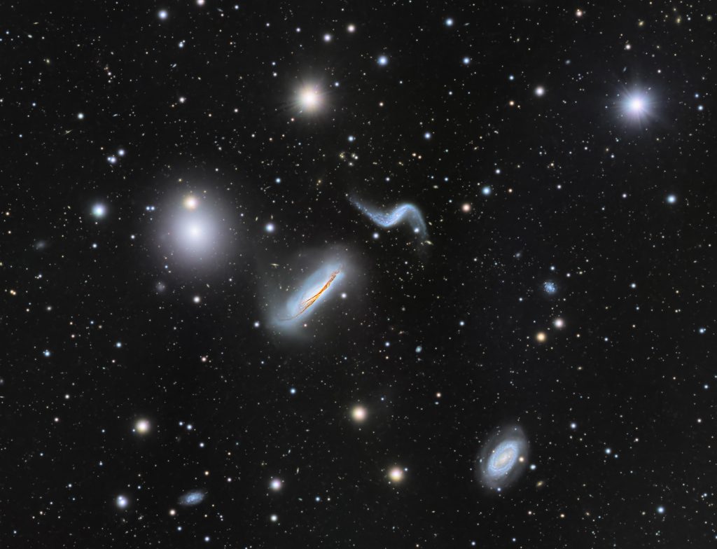 Hickson 44 dans la constellation du Lion