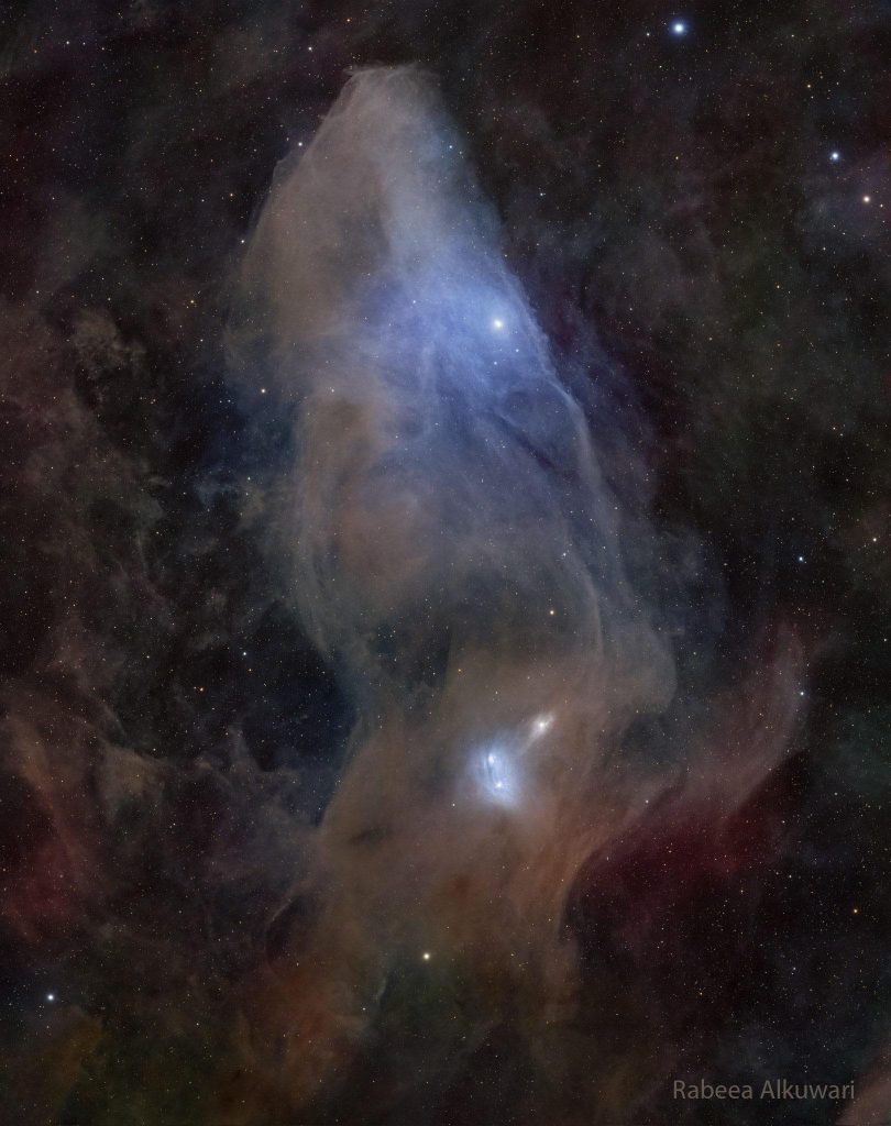 IC 4592 : La nébuleuse par réflexion de la Tête de Cheval Bleue