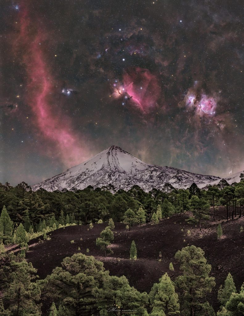 Orion au-dessus du Teide