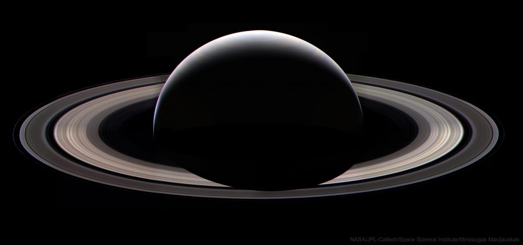 Saturne la nuit